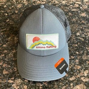 Simms Fishing Small Fit Foam Patch Trucker -Storm